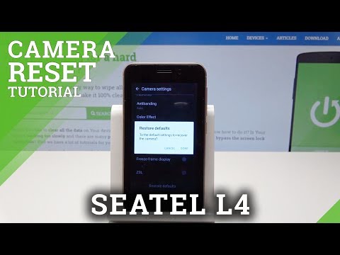How to Reset Camera in Seatel L4 - Restore Camera Defaults