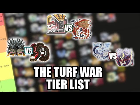 The OFFICIAL Monster Hunter Turf War Tier List - Heavy Wings
