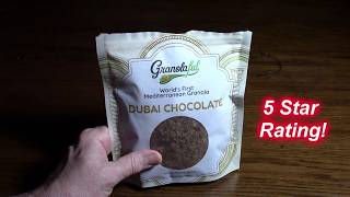 This Tastes Amazing! Best Granola you will try! Granolaful Dubai Chocolate Cereal - Limited Edition!