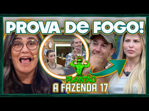 🐔Plantão AFazenda17: Em dupla! Saory e Mesquita vencem a Prova de Fogo; Grupão vai pra baia e detona