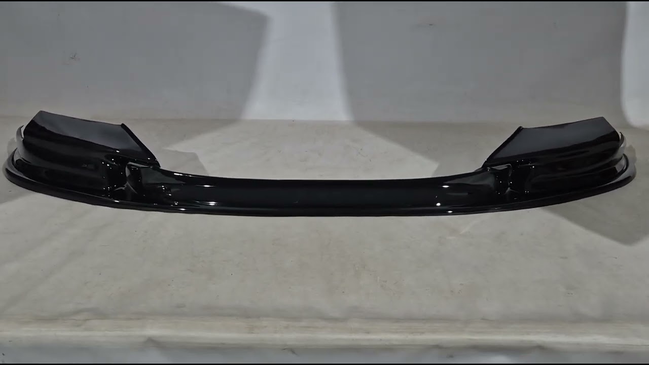 BMW 5 серія F10/F11 2010-2016 рр. Передня Lip накладка DPT V2 (Для M5, чорний глянець) Video 1