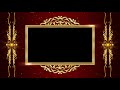 Elegance Golden Wedding Frame Video Effect HD