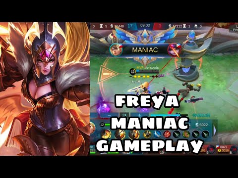Freya Maniac Gameplay MOBILE LEGENDS