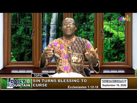 DAILY FOUNTAIN DEVOTIONAL GUIDE FOR 16 SEPTEMBER 2020 - THE VEN. OLUWASEUN OWOEYE