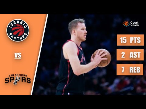 Jakob Poeltl - 15 Points, 3 Blocks, 2 Assists vs Spurs - 2025-26 Regular Season