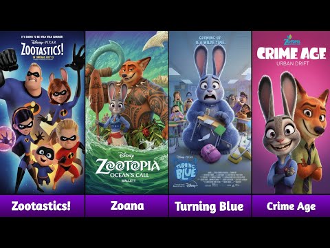 Zootopia 2 Parody of Famous Movie Posters | Disney Fan Art (Latest Version!) | Part 3