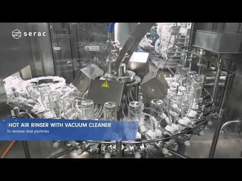 Serac - Ultraclean packaging line using weight filling technology with overpressure for SAUCES