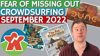 September 2022 Kickstarter Board Games - Fear of Missing Out III