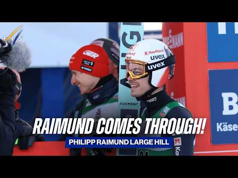 Philipp Raimund earns his first ever world cup win! | FIS Ski Jumping