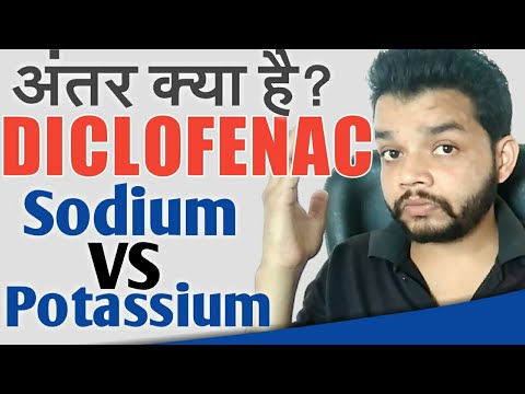 Difference Between Diclofenac Sodium and Diclofenac Potassium