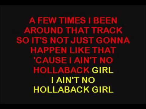 download lagu mp3 mp4 Gwen Stefani Hollaback Girl Karaoke, download lagu Gwen Stefani Hollaback Girl Karaoke gratis, unduh video klip Gwen Stefani Hollaback Girl Karaoke