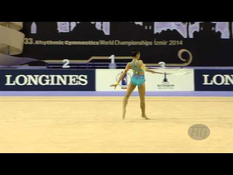 TONG Kah Mun (SIN) - 2014 Rhythmic Worlds, Izmir (TUR) - Qualifications Hoop