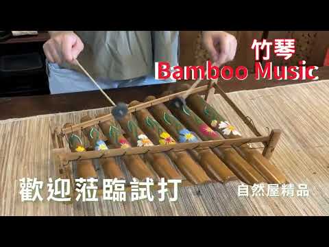 Handmade Traditional Bamboo Tube Percussion Instrument / Xylophone (Bali?) image 4