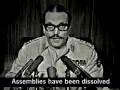 General Zia ul Haq declaring Martial Law