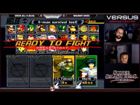 VS Weekly 09/25/16 - Losers Semis - Walmart Shoes (Marth) vs TGL|Blea Gelo (C. Falcon) - Melee