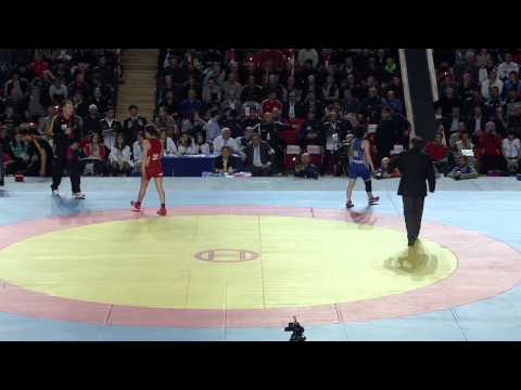 48Kg Final 3-5 match 02 - Female Wrestling -  European Championships 2013