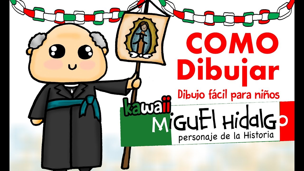 Como dibujar a el cura Hidalgo / How to draw Miguel Hidalgo