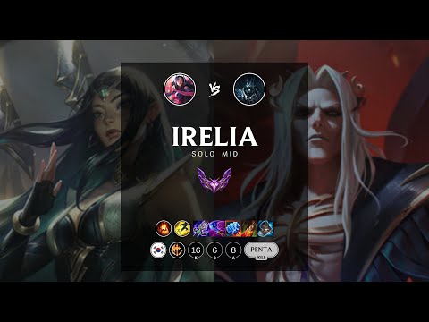 Irelia Mid vs Karthus - KR Master Patch 12.17