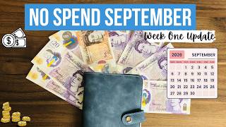 No Spend September Week One Update - how much did I spend?
