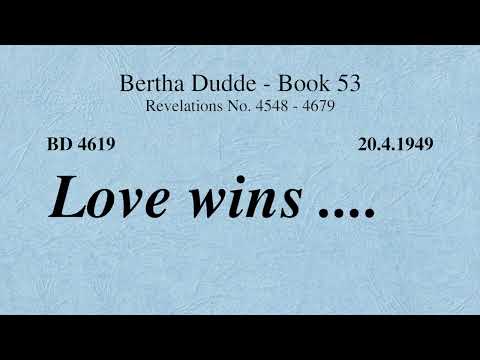 BD 4619 - LOVE WINS ....