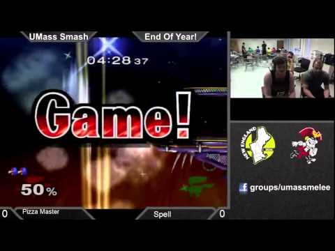 UMass Smash - PizzaMaster vs Spell - SSBM
