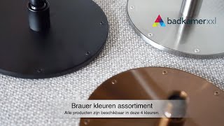 Brauer Copper Edition wastafelkraan verhoogd - hendel 1 - geborsteld koper PVD