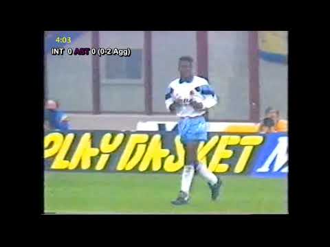 Internazionale v Aston Villa UEFA Cup 2nd Round 1990/91