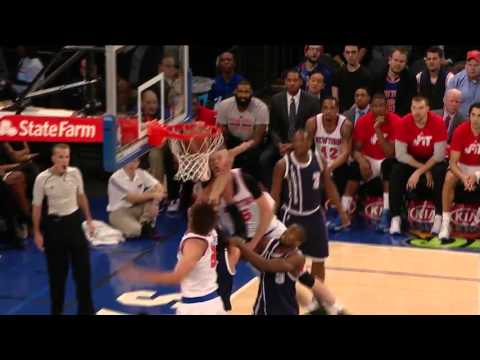 NBA 2015-16 Porzingis Amazing Putback Dunk Thunder@Knicks January 26, 2016