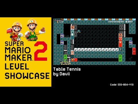 Table Tennis by Davii - SMM2 Level Showcase *NO COMMENTARY*