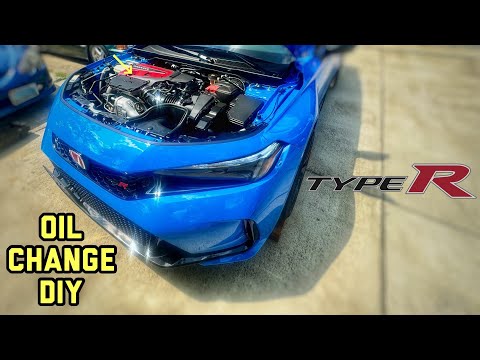 Civic Type R FL5 - Oil Change & Lifting Procedures DIY