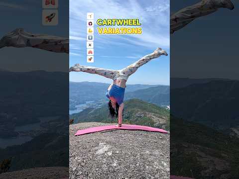 Cartwheel Variations: From Basic to Advanced! How Many Can You Do?🤸‍♀️🔥