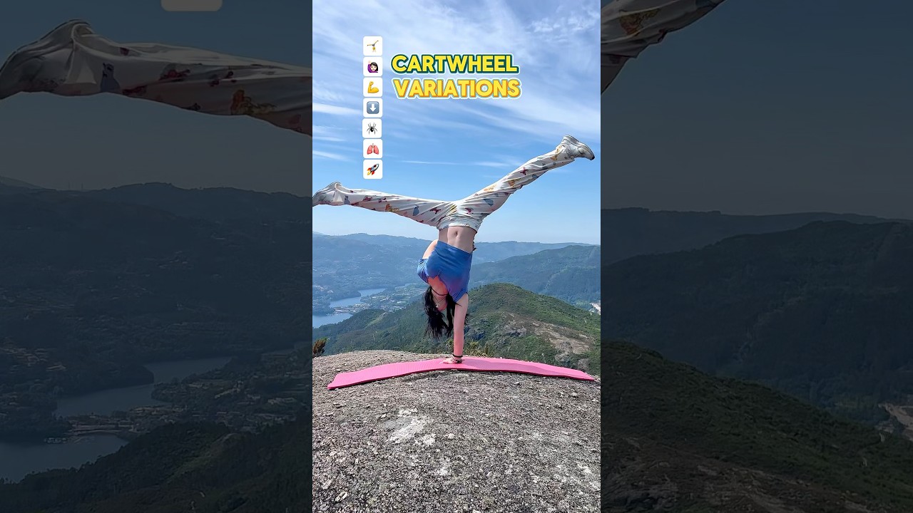 Cartwheel Variations: From Basic to Advanced! How Many Can You Do?🤸‍♀️🔥