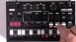 Video thumbnail for Korg Volca Kick Demo by MossPrinten