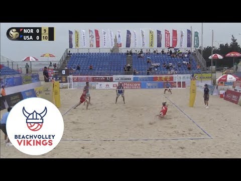 Mol.A/Sorum (NOR) vs. Dalhausser/Lucena (USA) 2019 FIVB Jinjiang round 3