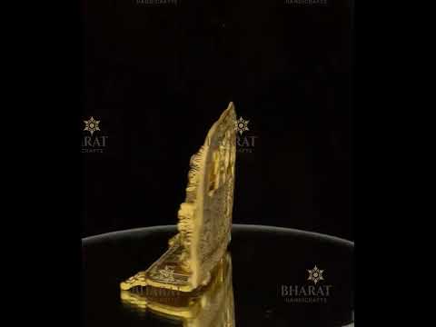 Gold Plated Laxmi Ganesh Frame