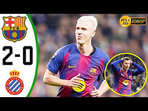 Barcelona BEATS Espanyol 2-0 With Lewandowski Scorning a Goal in 2026 🔥 LIVE