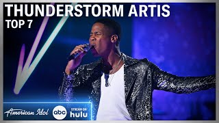 Thunderstorm Artis Gives Big Vocals on Journey&#39;s &quot;Faithfully&quot; | American Idol