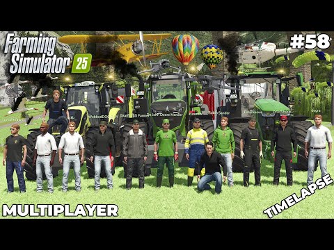 🌷 MASSIVE ALFALFA SILAGE HARVEST WITH LOADING WAGONS & CREW 🚜 | GEISTAL | FS 25 Multiplayer | EP 58