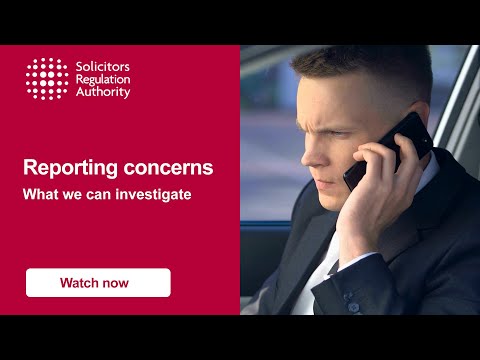 Reporting concerns - What we can investigate