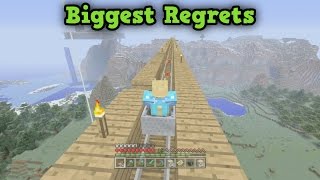 My BIGGEST REGRETS in Minecraft Survival