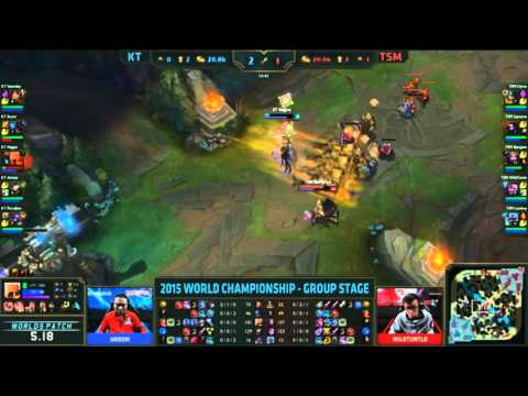 TSM vs KTR - Bjergsen Solo Kills Nagne - League of Legends