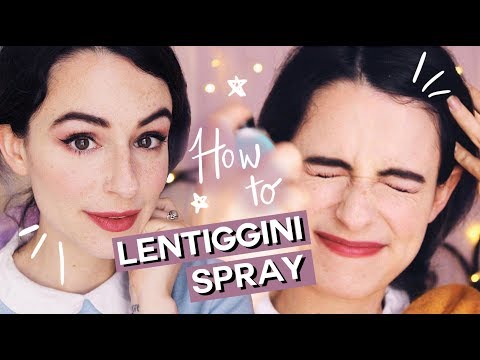 La faccia di decolorazione fa i bagagli da patate Il film animato su una lentiggine e
