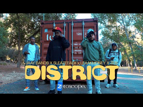 Jaay Bands x SLEAZEBABII x Leaakmoney x Zeb - District (Official Music Video)