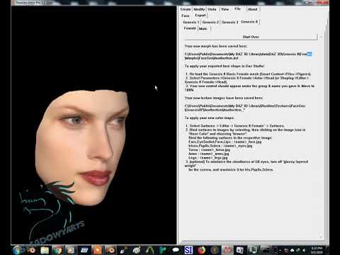 Facegen Artist to Daz 3d Tutorial