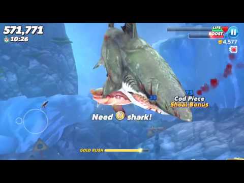 Hungry Shark World: C. MEGALODON?!