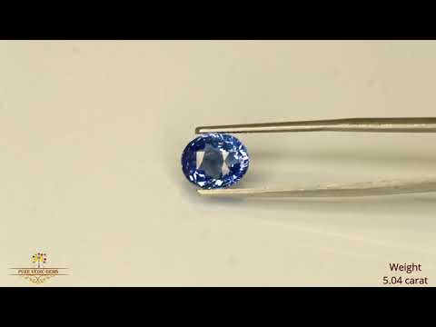 Blue Sapphire 5.05ct.On-Demand video