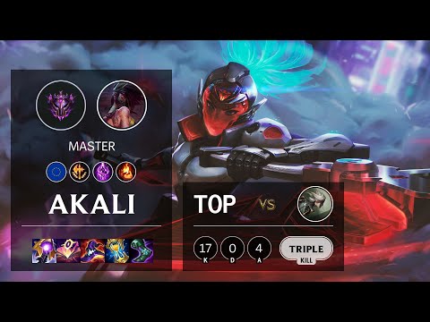 Akali Top vs Camille - EUW Master Patch 11.15