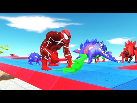 Crush the Bridge or T rex & Spiderman Goro Will Get You ARBS - Animal Revolt Battle Simulator