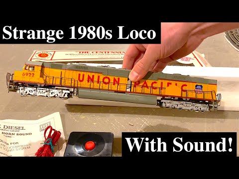 The Strangest Ho Locomotive I've Ever Seen - 1980s Bachmann DD40AX W/Sound