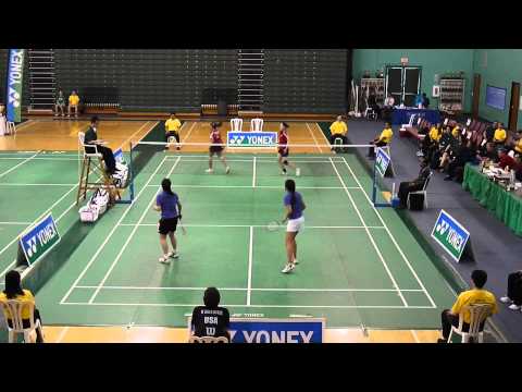 2013 USA Badminton Adult National Championships Women's Double FINAL 1080P HD
